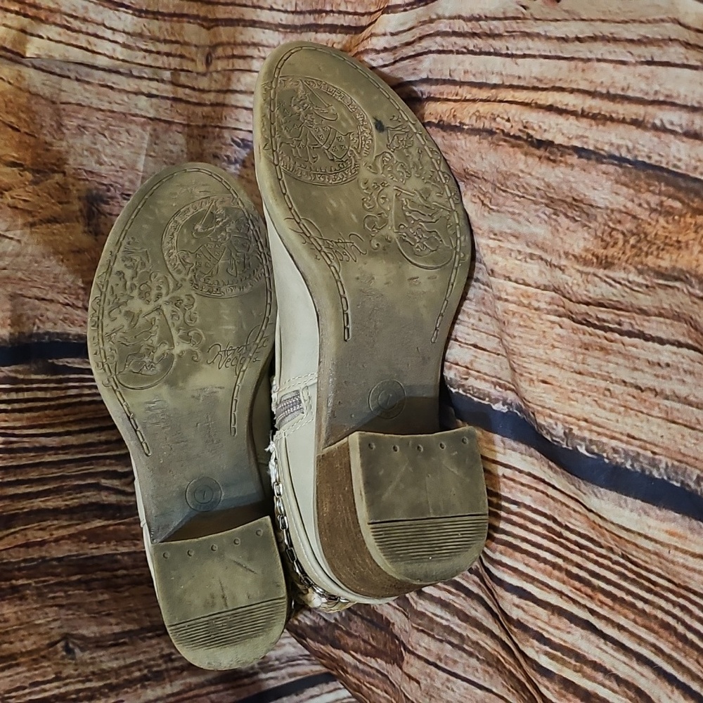 Bull Boxer Danna Tan Boots Size 7 - Picture 5 of 6